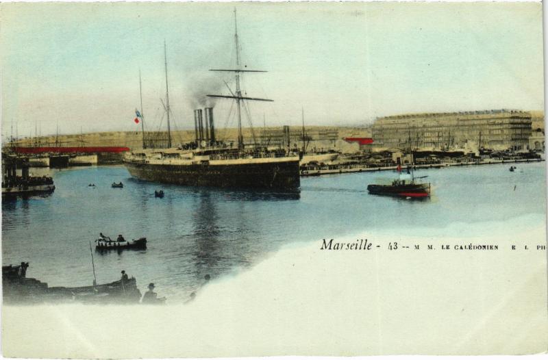 Carte postale ancienne Marseille Le Caledonien à Marseille