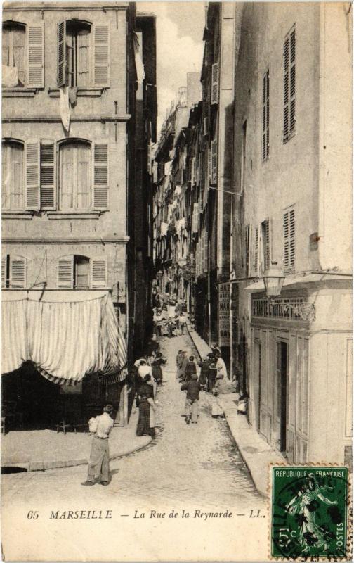 Carte postale ancienne Marseille Rue de la Reynarde à Marseille