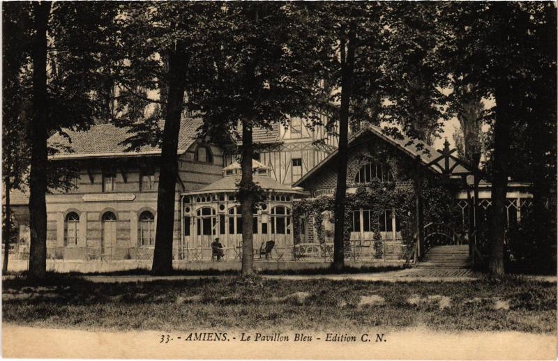 Carte postale ancienne Amiens Pavillon Bleu à Amiens