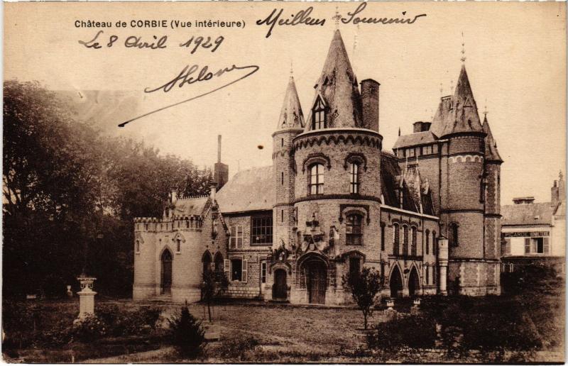 Carte postale ancienne Corbie le chateau à Corbie