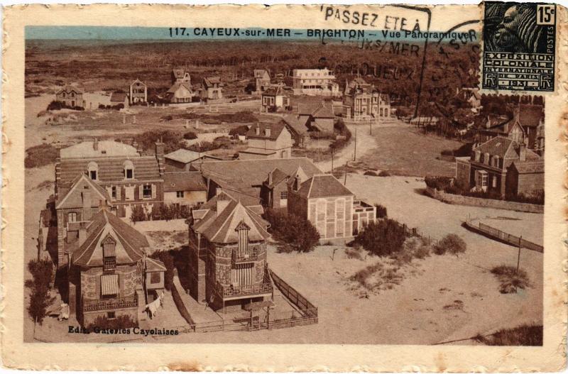 Carte postale ancienne Cayeux vue panoramique