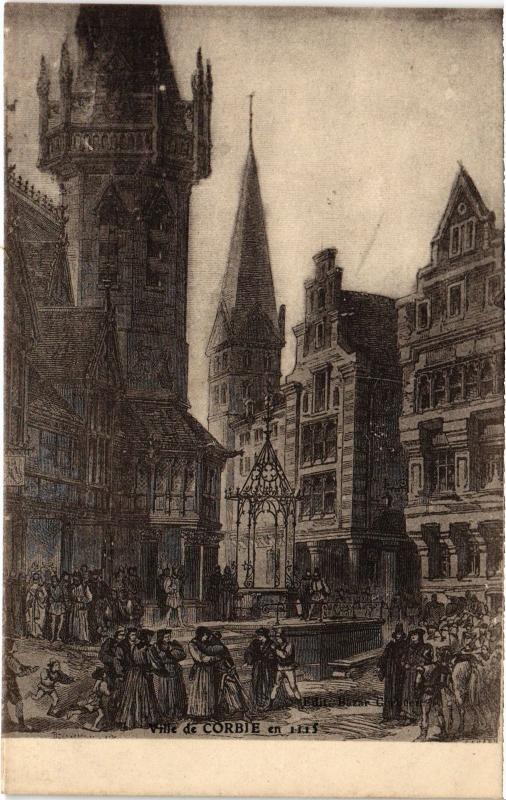 Carte postale ancienne Corbie à Corbie
