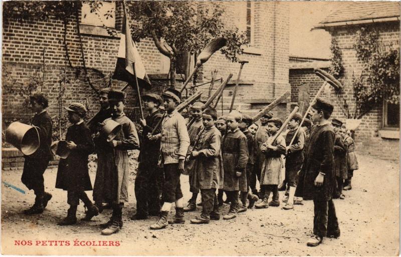 Carte postale ancienne Nos Petits Ecoliers