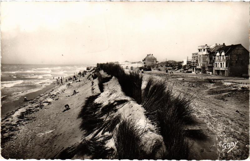 Carte postale ancienne Quend les villas et la plage à Quend