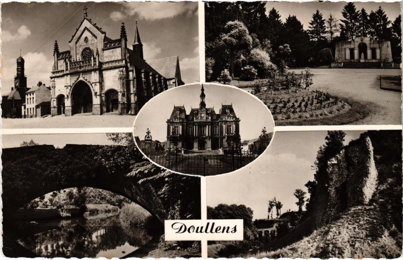 Carte postale ancienne Doullens souvenir à Doullens