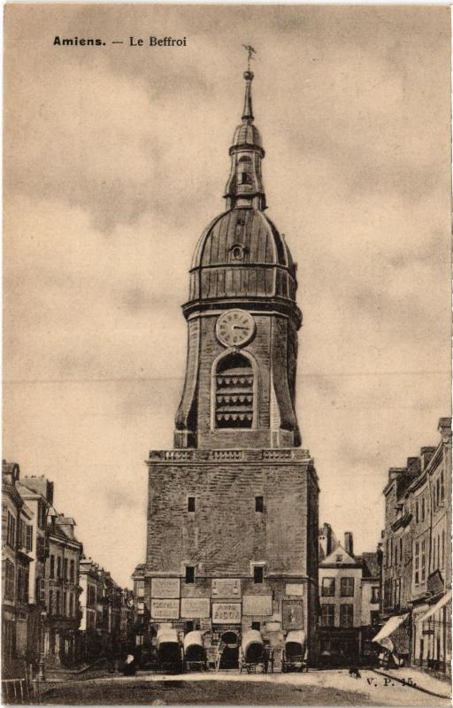 Carte postale ancienne Amiens le Beffroi à Amiens