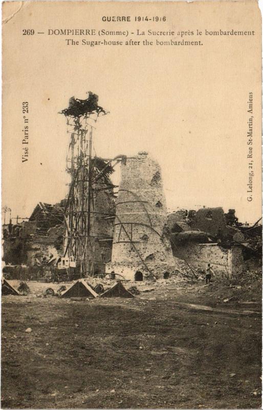 Carte postale ancienne Dompierre la Sucrerie