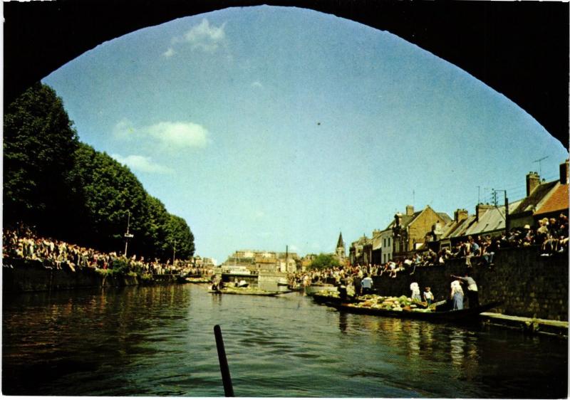 Carte postale ancienne Amiens les Hortillonnages à Amiens