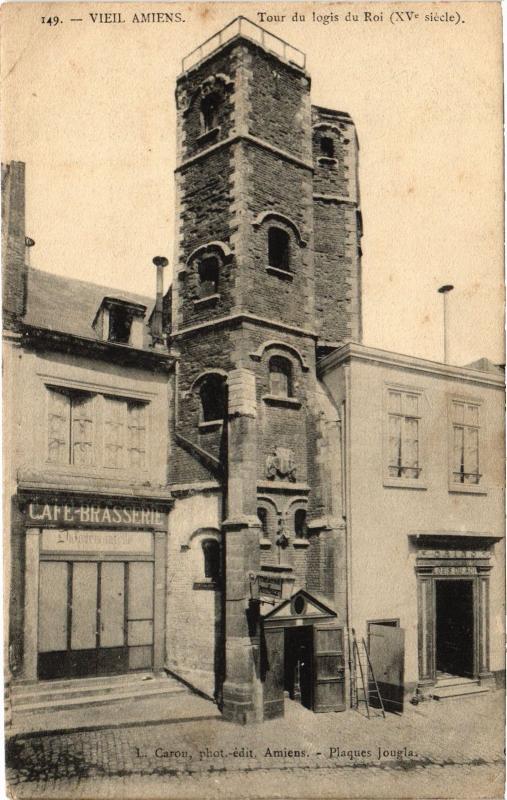 Carte postale ancienne Amiens Tour du logis du Roi à Amiens