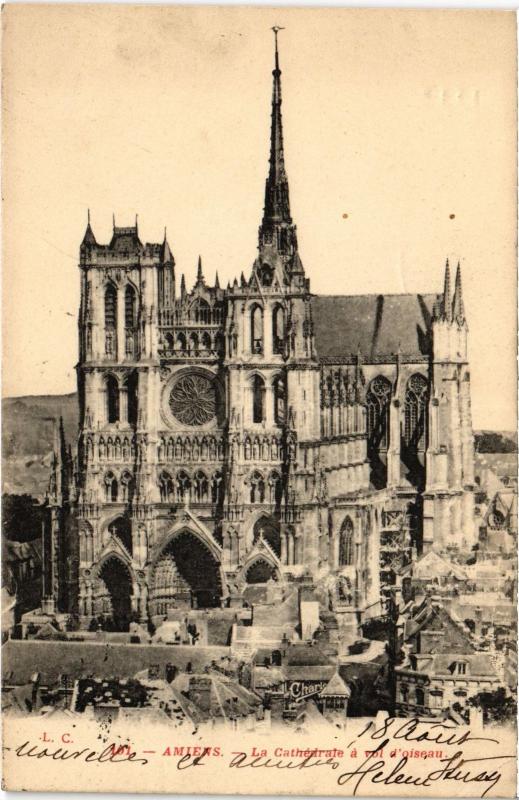 Carte postale ancienne Amiens la cathedrale à Amiens
