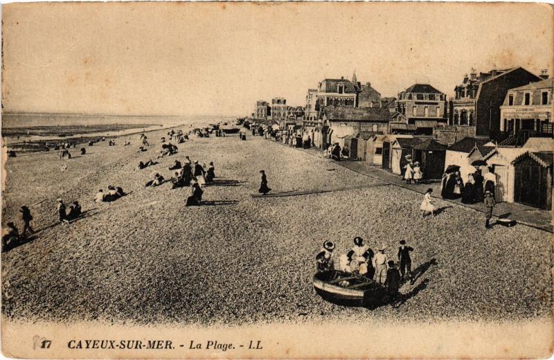 Carte postale ancienne Cayeux la plage