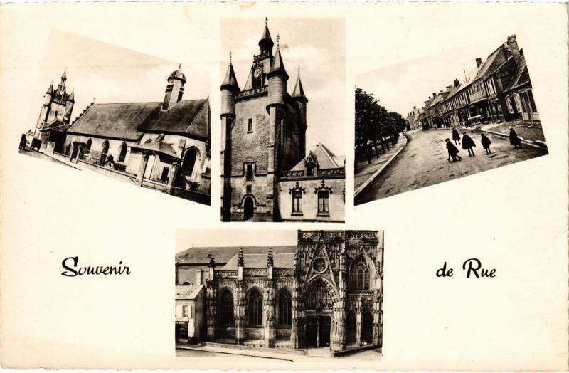 Carte postale ancienne Rue souvenir