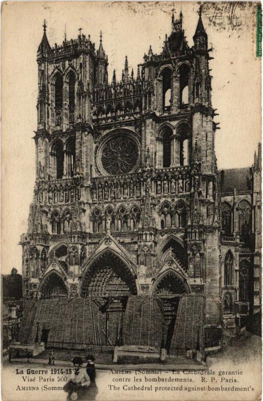 Carte postale ancienne Amiens la cathedrale à Amiens