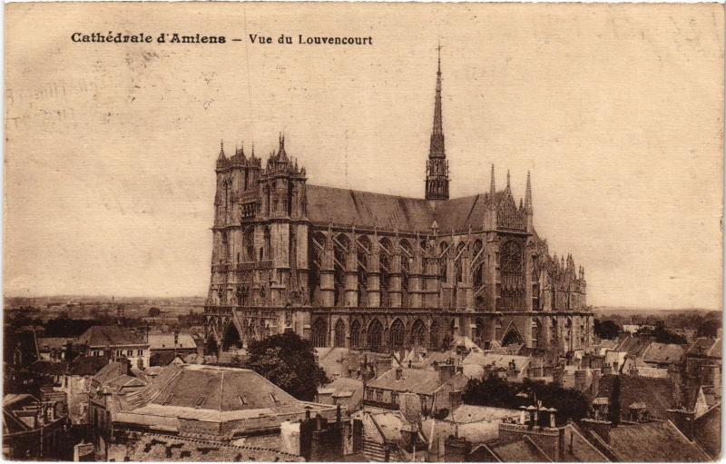 Carte postale ancienne Amiens la cathedrale à Amiens