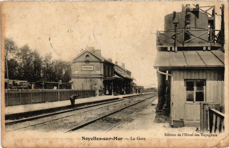 Carte postale ancienne Noyelles la gare