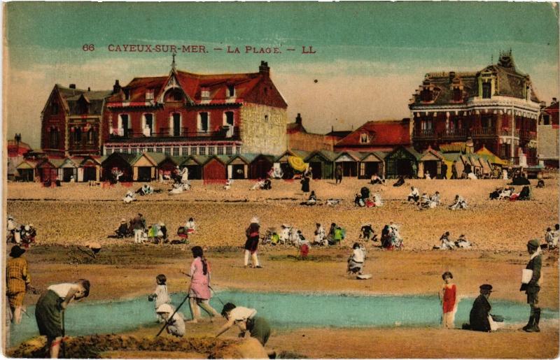Carte postale ancienne Cayeux la plage