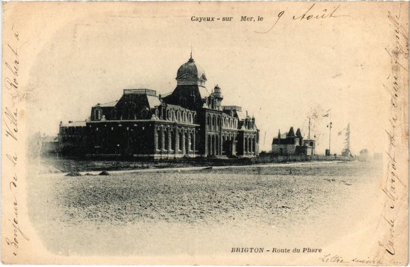 Carte postale ancienne Brighton Route du Phare