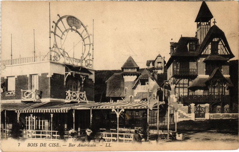 Carte postale ancienne Bois de Cise Bar Americain