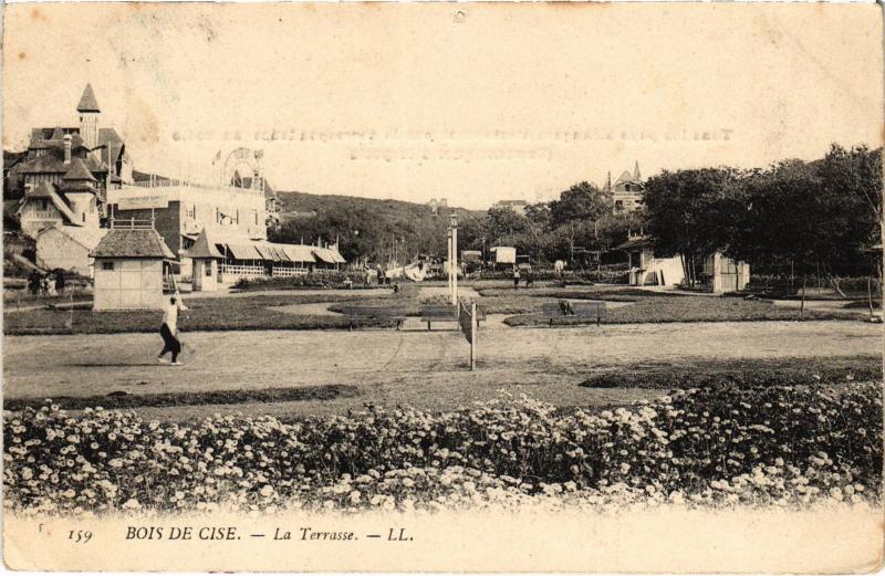 Carte postale ancienne Bois de Cise la terrasse
