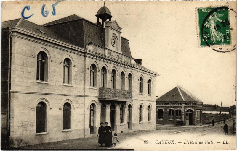 Carte postale ancienne Cayeux Hotel de Ville