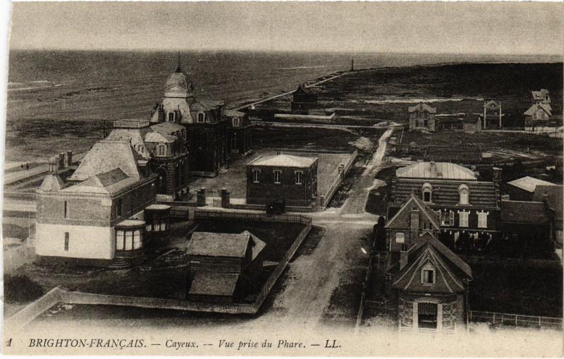 Carte postale ancienne Cayeux vue prise du phare