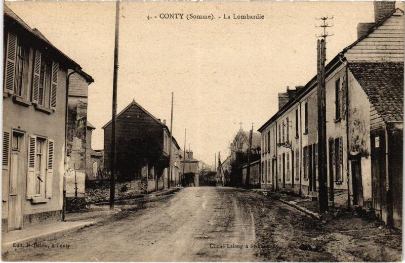 Carte postale ancienne Conty la Lombardie à Conty