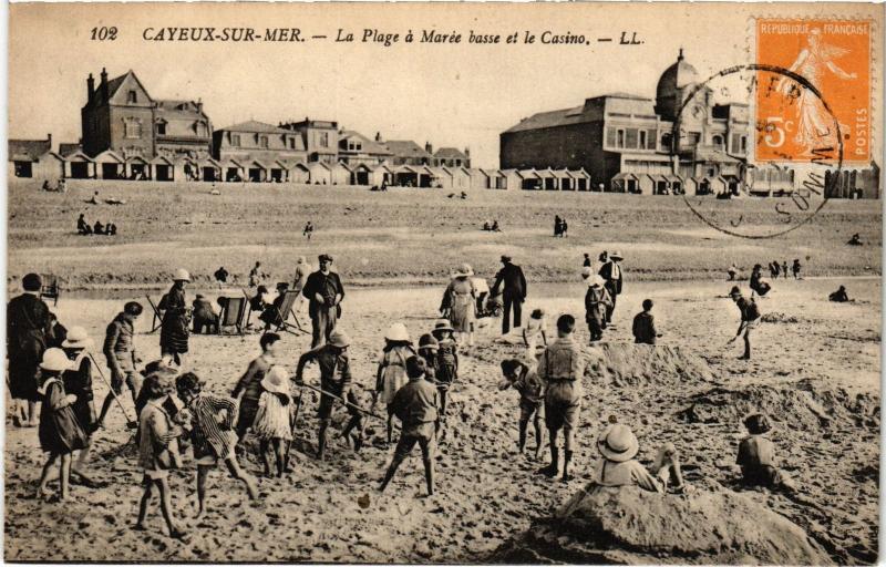 Carte postale ancienne Cayeux la plage