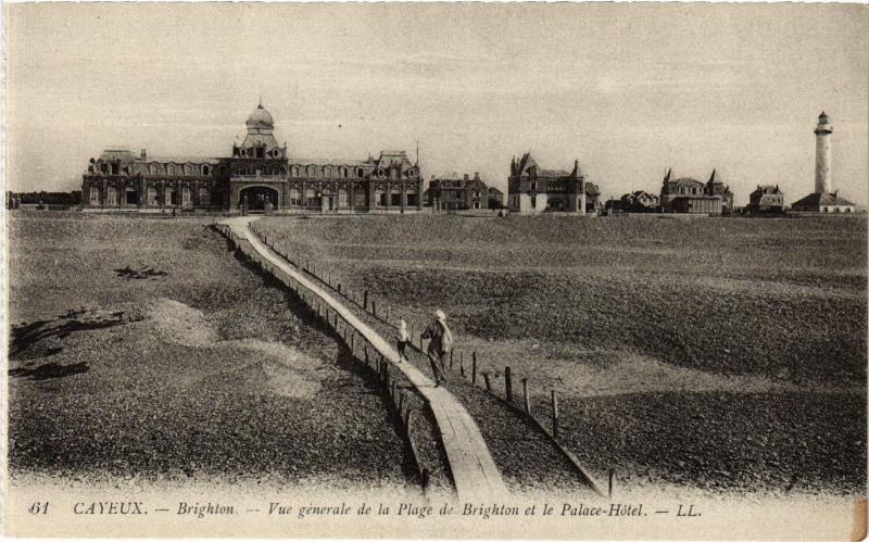 Carte postale ancienne Cayeux vue generale de la plage
