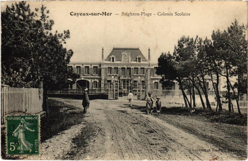 Carte postale ancienne Cayeux Brighton plage