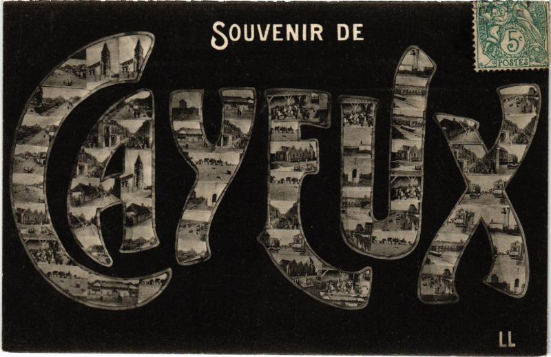 Carte postale ancienne Cayeux souvenir
