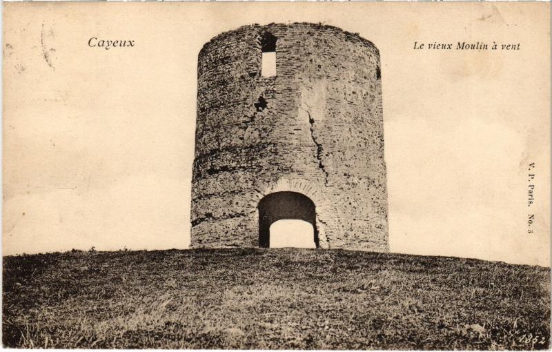 Carte postale ancienne Cayeux le moulin