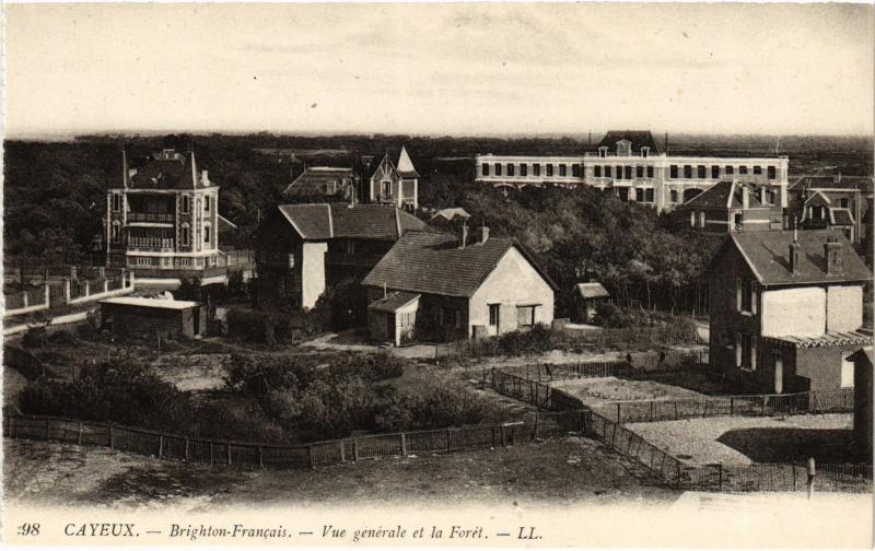 Carte postale ancienne Cayeux vue generale