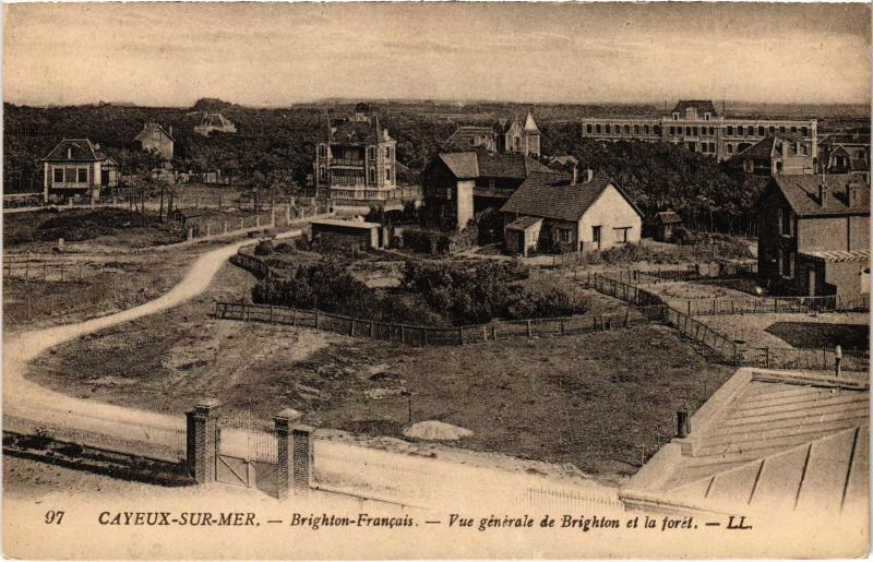 Carte postale ancienne Cayeux vue generale