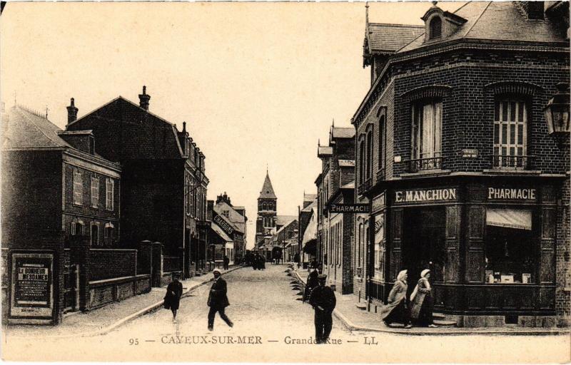Carte postale ancienne Cayeux Grande Rue