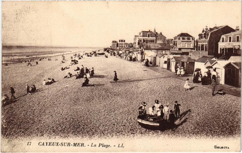 Carte postale ancienne Cayeux la plage