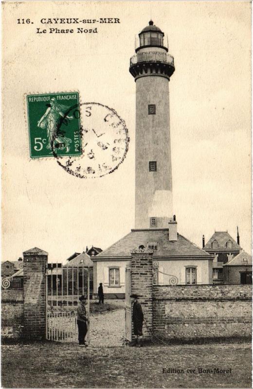 Carte postale ancienne Cayeux le Phare