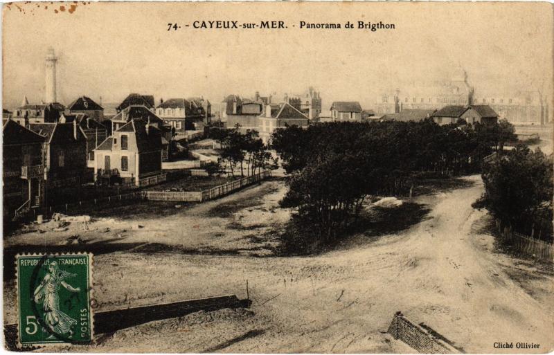 Carte postale ancienne Cayeux panorama de Brighton