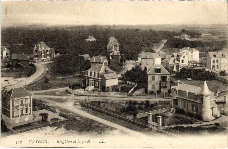 Carte postale ancienne Cayeux Brighton et la foret