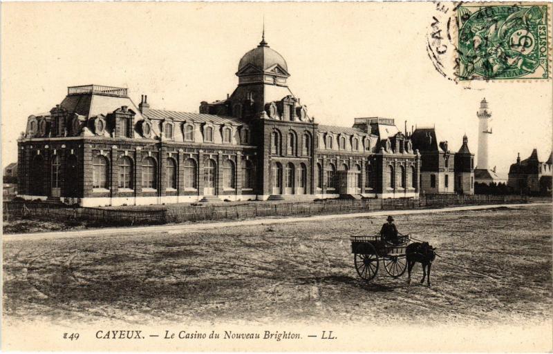 Carte postale ancienne Cayeux le casino du Nouveau Brighton