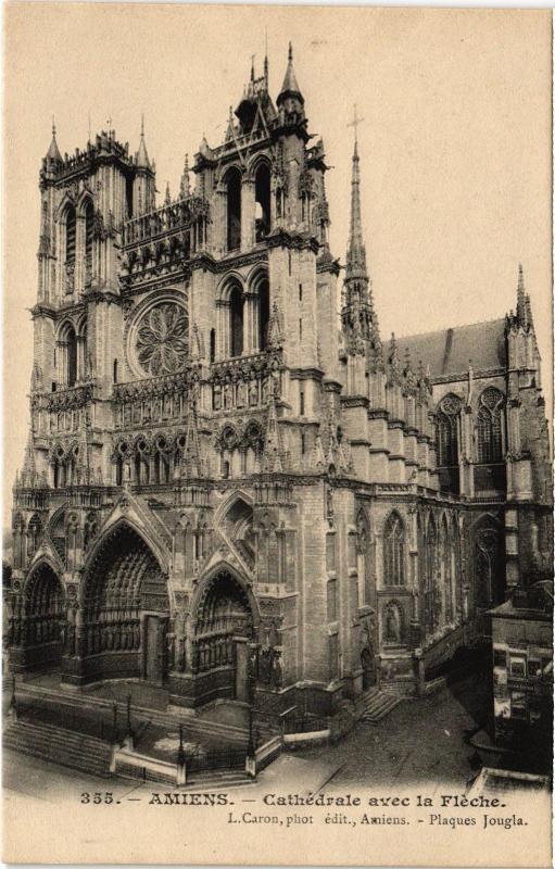 Carte postale ancienne Amiens Cathederale à Amiens