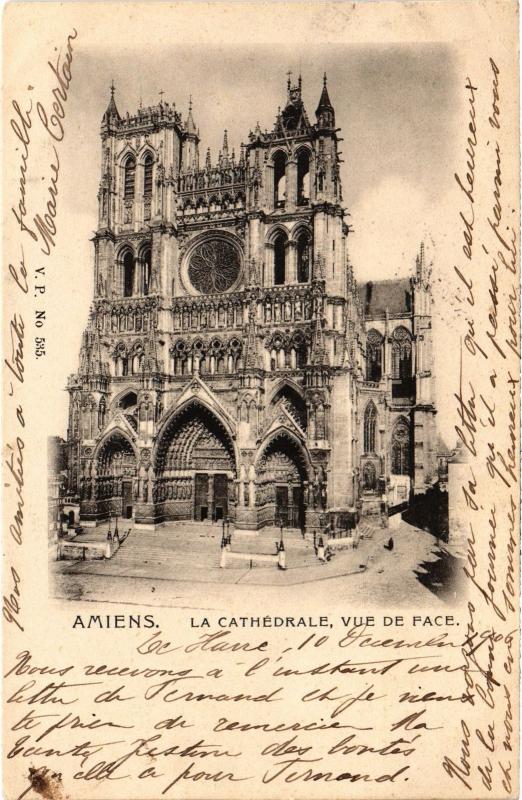 Carte postale ancienne Amiens la cathedrale à Amiens