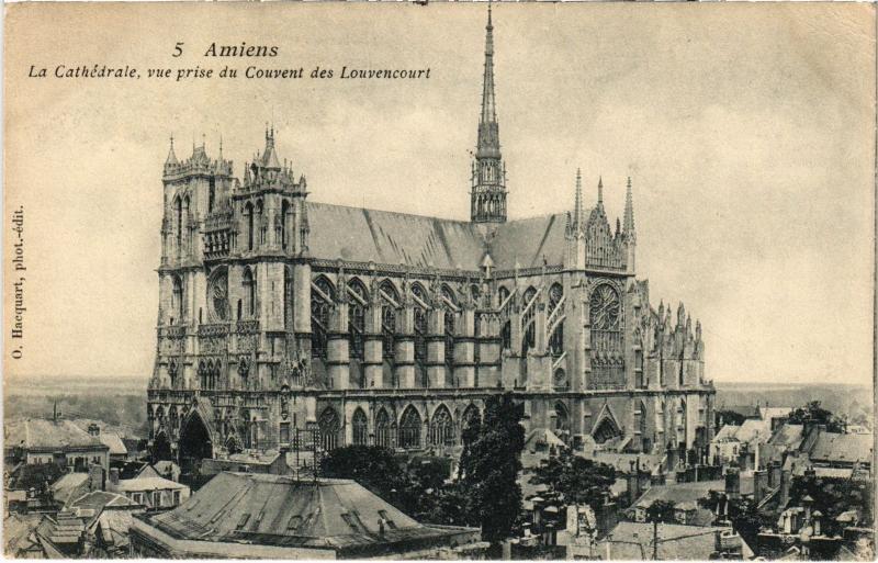 Carte postale ancienne Amiens la cathedrale à Amiens