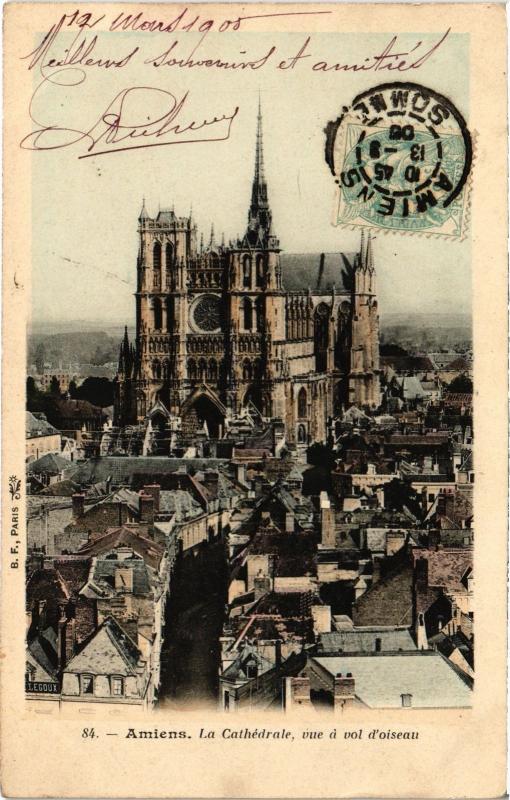 Carte postale ancienne Amiens la cathedrale à Amiens