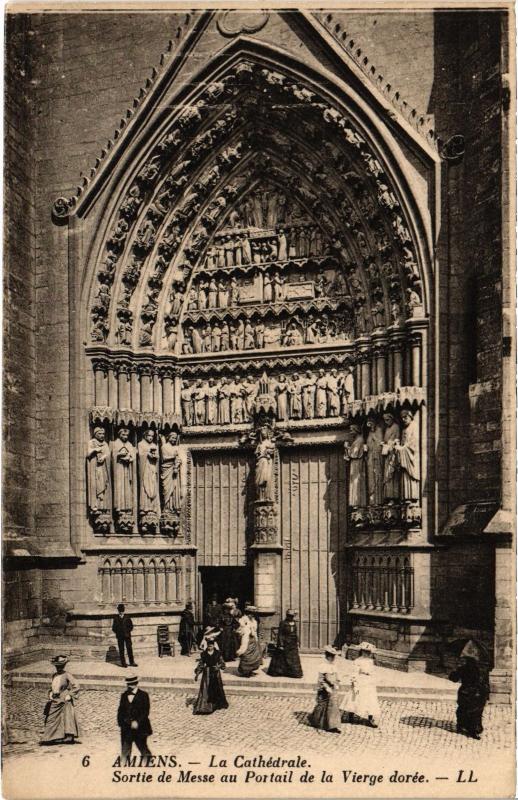 Carte postale ancienne Amiens la cathedrale à Amiens