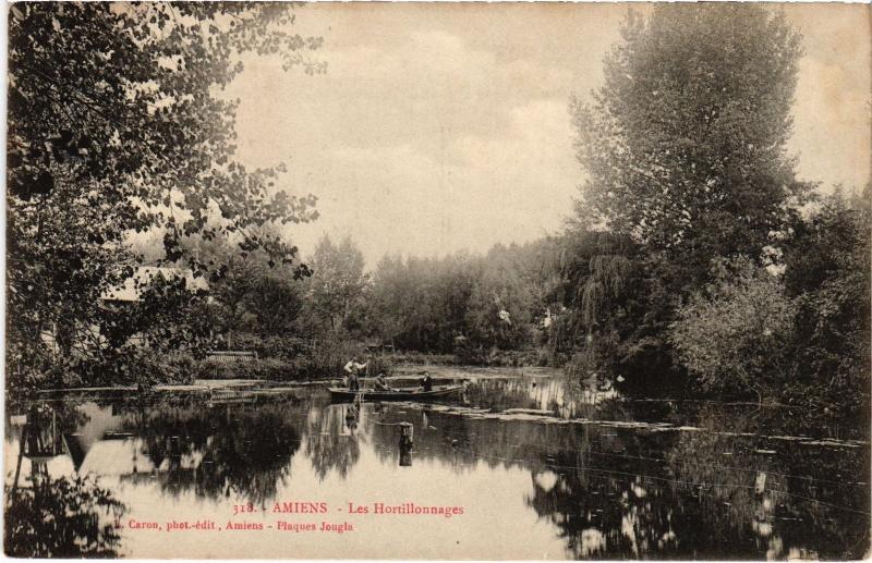 Carte postale ancienne Amiens Les Hortillonages à Amiens