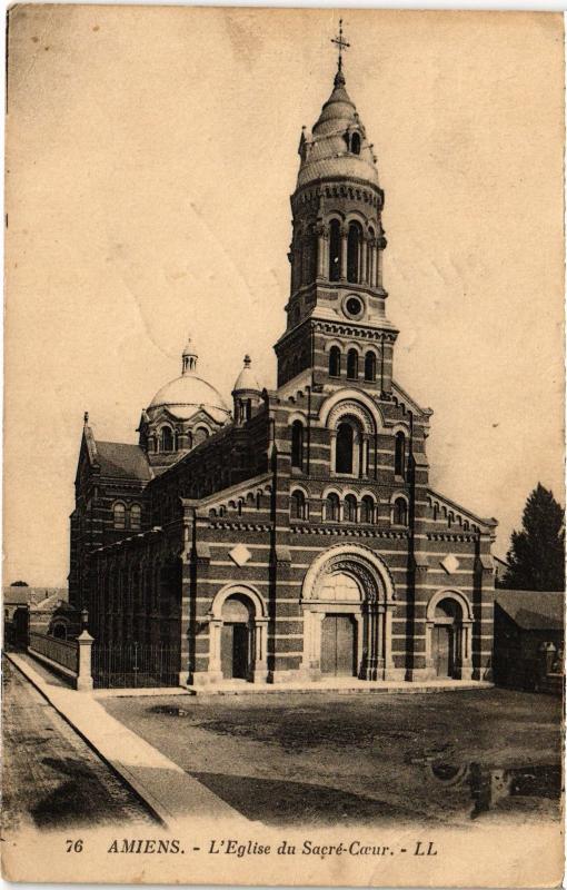 Carte postale ancienne Amiens Eglise du Sacre Coeur à Amiens