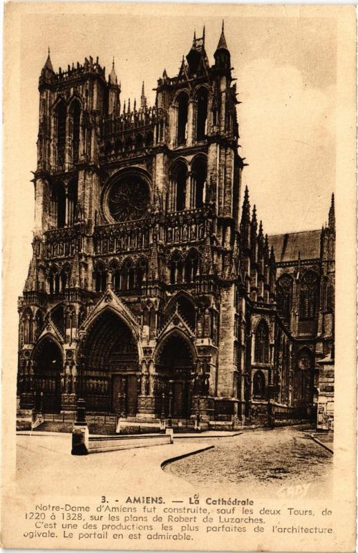 Carte postale ancienne Amiens la cathedrale à Amiens