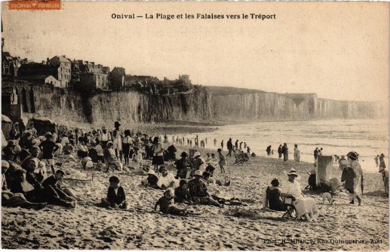 Carte postale ancienne Onival la plage