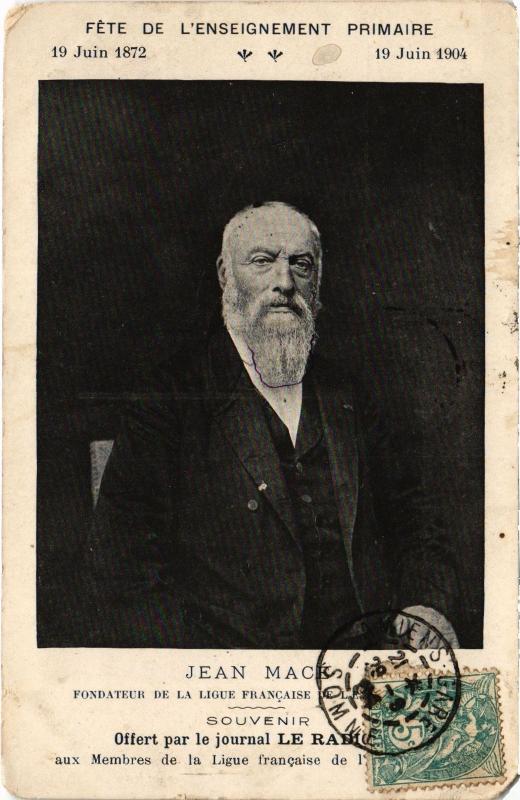 Carte postale ancienne Jean Mace