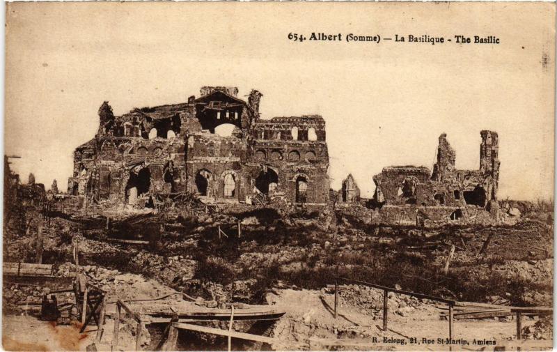Carte postale ancienne Albert la Basilique à Albert